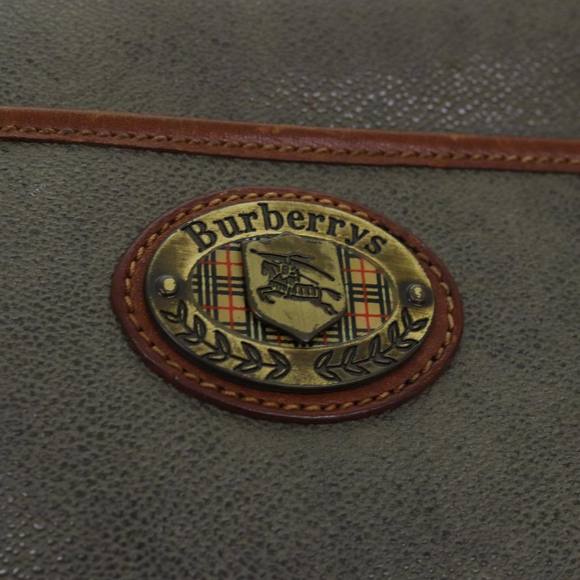 Burberrys Shoulder Bag PVC Gray Auth bs14118 - Picture 10 of 16